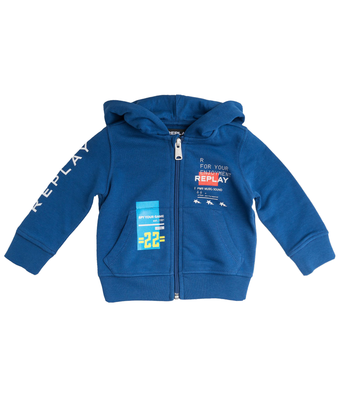 BABY BOY コットンポリ パーカー 詳細画像 ブルー 1